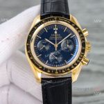 Swiss Omega Speedmaster Moonwatch Super Clone Chrono Moonwatch 42mm Gold Case